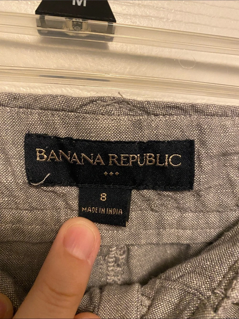 Banana Republic Light Gray Women's Casual Trousers